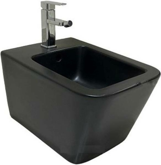 Биде подвесное Ceramalux черный, матовый  NS5370-18 - 0