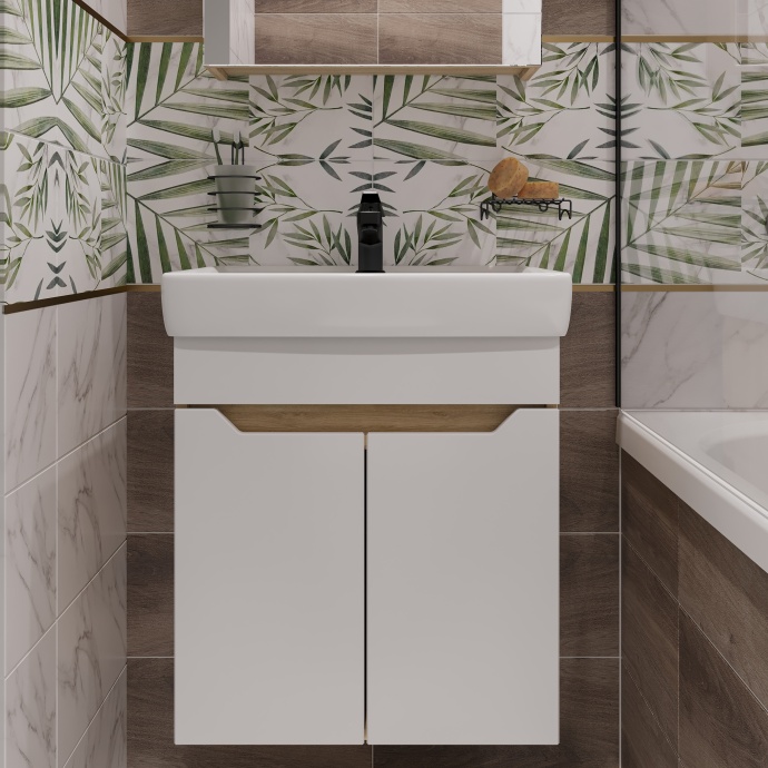 Смеситель для раковины DIWO Смоленск SM-02b черный - 7