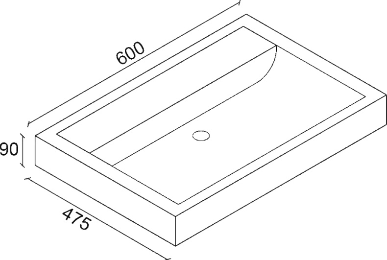 Мебельная раковина Misty Дрея Q60 191638 - 4
