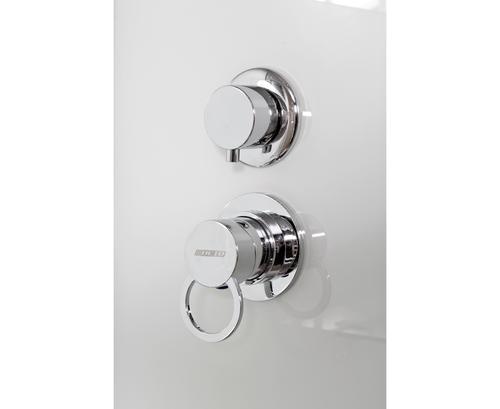 Душевая кабина Deto K 120х90 хром  K402SLED - 5