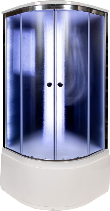 Душевая кабина Deto B 100х100  B10SLEDBLACK - 0