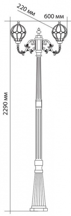 Садово-парковый светильник Feron PL3808 11385 - 1