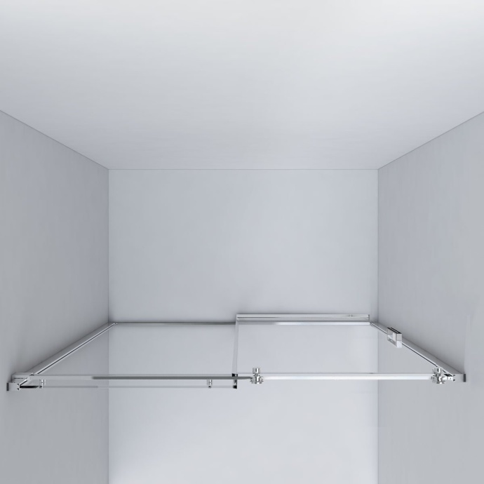 Душевая дверь в нишу Vincea Como VPS-1C140CL 140 см, хром, стекло прозрачное - 4