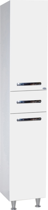 Шкаф-пенал Bellezza Рокко 35 белый универсальный 4623704090014 - 0