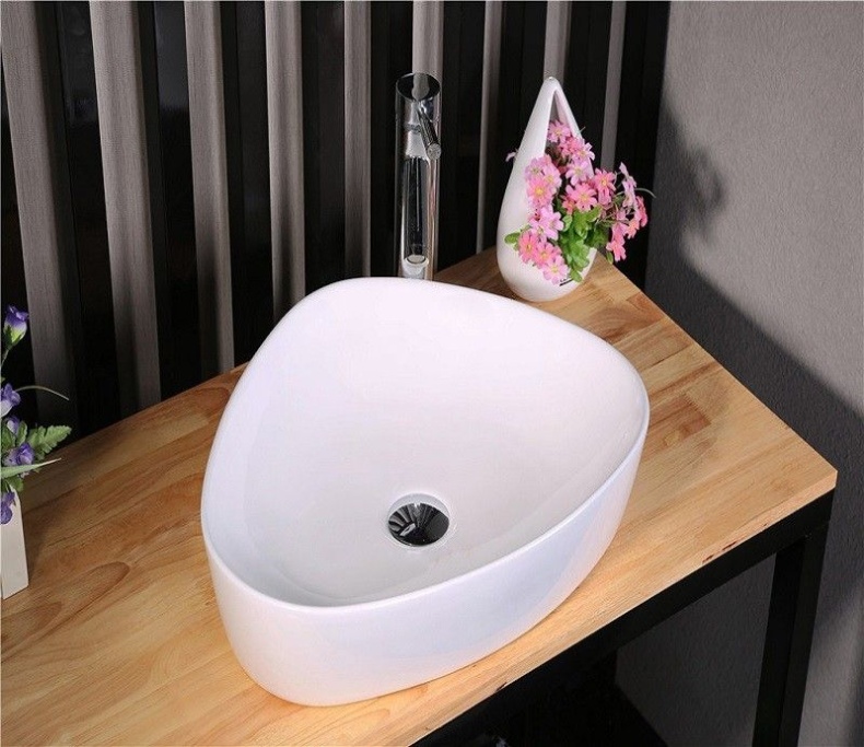 Раковина накладная Ceramalux N 50 белый  9386 - 12