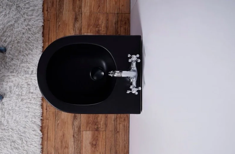 Биде подвесное Esbano Lirio черный матовый  ESVBLIRIBM - 2