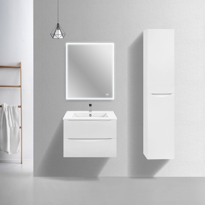 Тумба под раковину Vincea Mia Slim 70 белая VMC-2MC700S1GW - 1