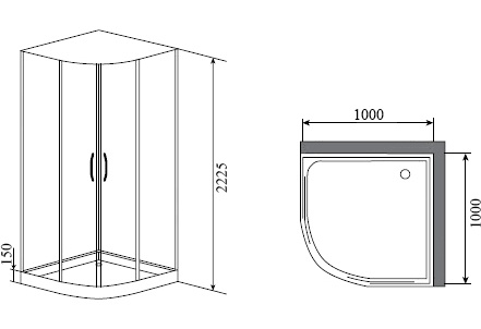 Душевая кабина Timo Premium ILMA-901 ILMA 901 - 1