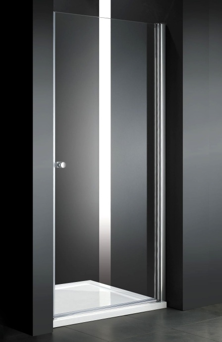 Душевая дверь Cezares Elena 60 хром стекло прозрачное ELENA-W-B-1-60-C-Cr - 1