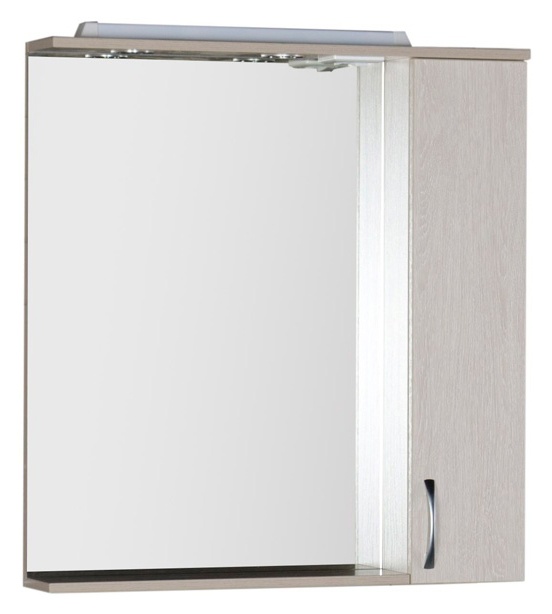 Зеркало-шкаф Aquanet Донна 80 беленый дуб 00169039 - 0