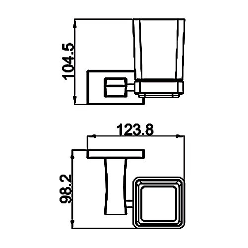 Стакан для ванной Gappo G0706 - 1