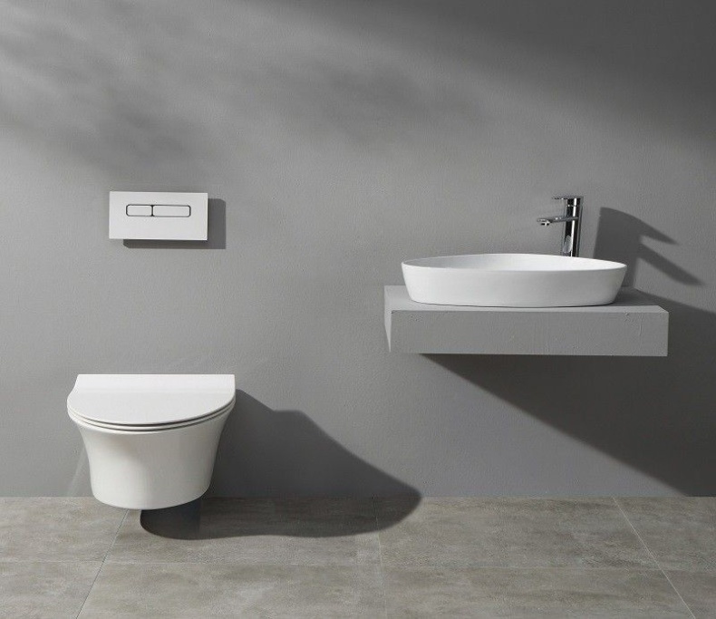 Раковина накладная Ceramalux N 50 белый  9386 - 4