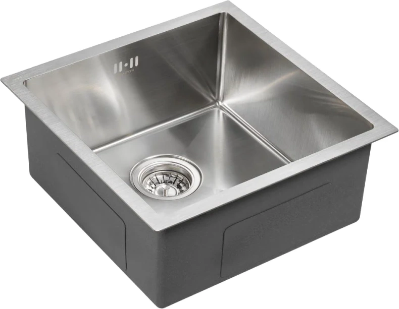 Мойка кухонная Paulmark Gerberg 44 брашированная сталь PM214444-BS - 1