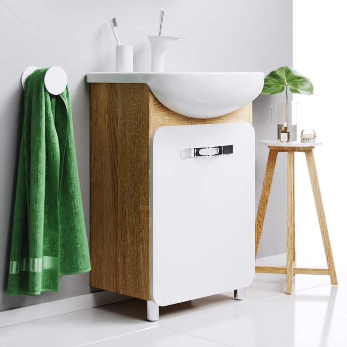 Тумба для комплекта Aqwella Вега 55, дуб сонома Veg.01.05 - 1