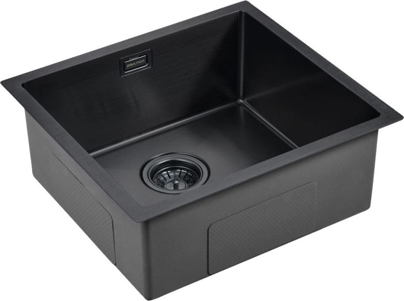 Мойка кухонная Paulmark Weser 48 темный хром  PM804844-GM - 1