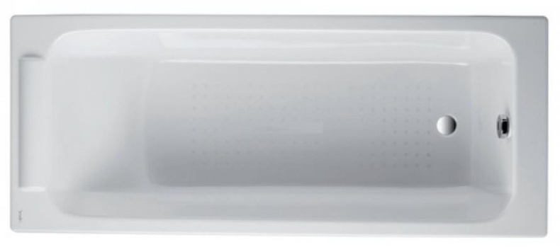Чугунная ванна Jacob Delafon Parallel E2947 без отверстий для ручек E2947-00 - 0