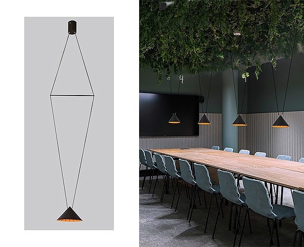 Подвесной светильник Italline IT03-1429 IT03-1430 black/orange - 3