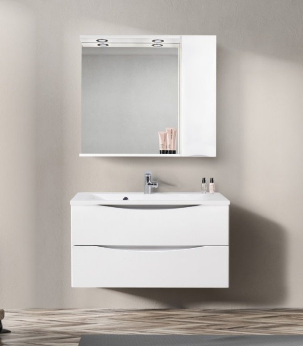 Зеркало-шкаф BelBagno Marino 90 R MARINO-SPC-900/750-1A-BL-P-R - 1