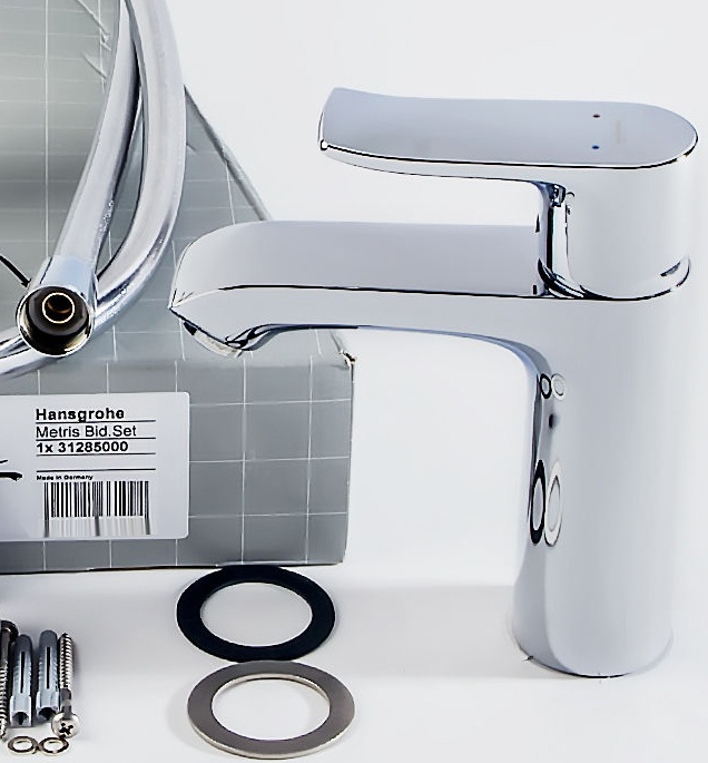 Смеситель Hansgrohe Metris для раковины с гигиеническим душем 31285000 - 3