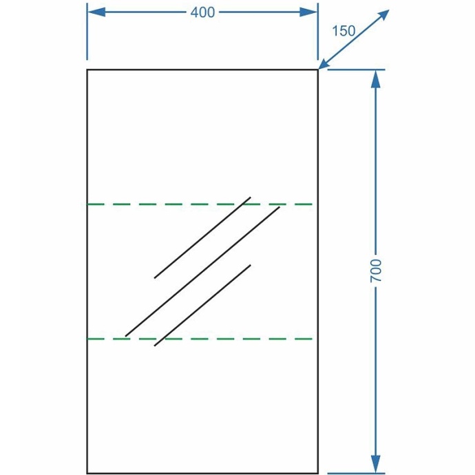 Зеркало-шкаф Stella Polar Концепт Альда 40 R белый SP-00000221 - 2