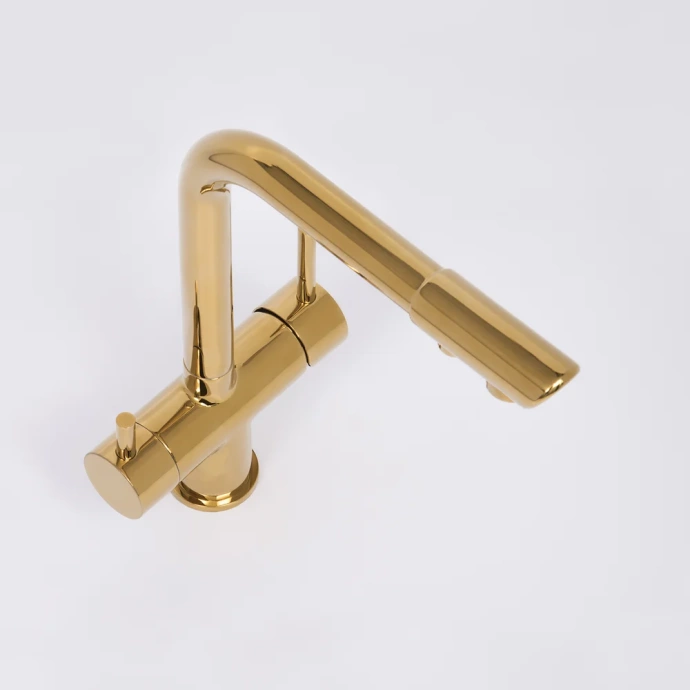 Смеситель для кухни Wasserkraft золото A8377 - 3