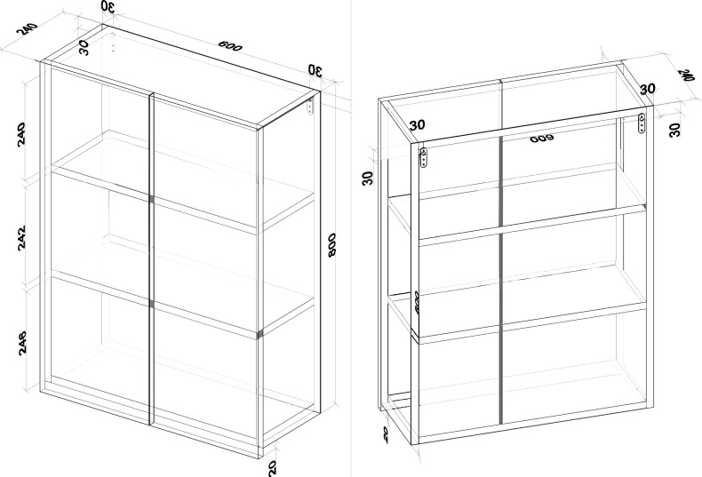Шкаф Style Line Даллас 60 Люкс СС-00000703 - 4