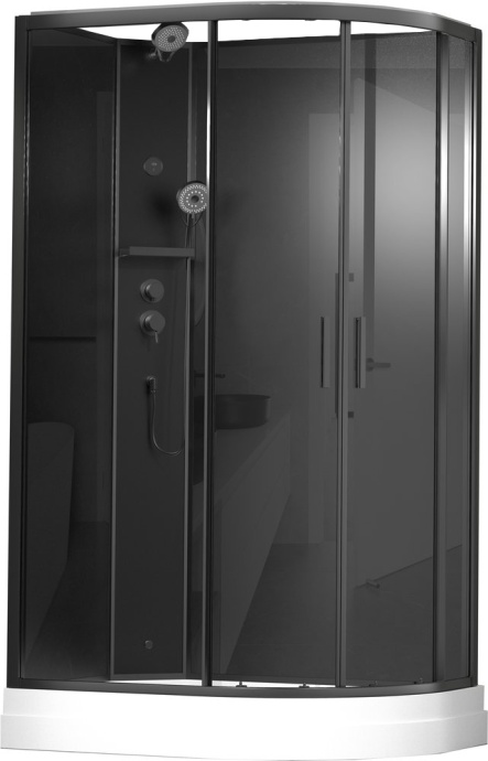 Душевая кабина Timo Premium Ilma-902 L B Black ILMA 902 L B - 0