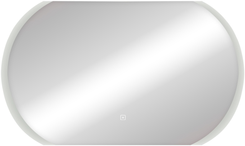 Зеркало DIWO Новгород 120 с подсветкой, овальное, с сенсорнымуправлением, настенное ЗЛП1713 - 12