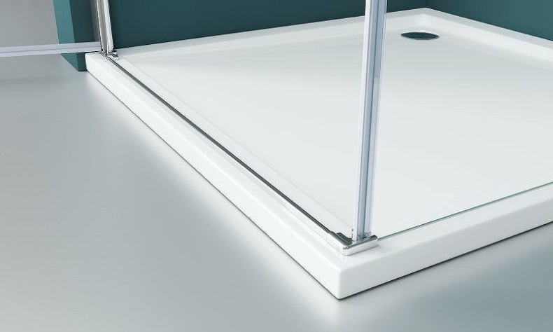 Душевой уголок BelBagno Etna 100х80 профиль хром стекло прозрачное ETNA-AH-1-100/80-C-Cr - 9