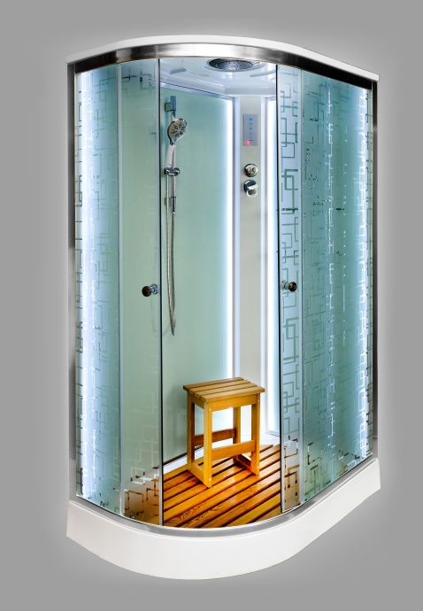 Душевая кабина Deto EM 1512R LED EM1512RLED - 0