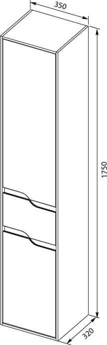 Шкаф-пенал Aquanet Модена 35 196967 - 11