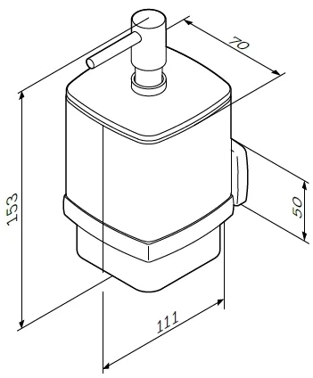 Дозатор AM.PM Gem A9036900 - 7