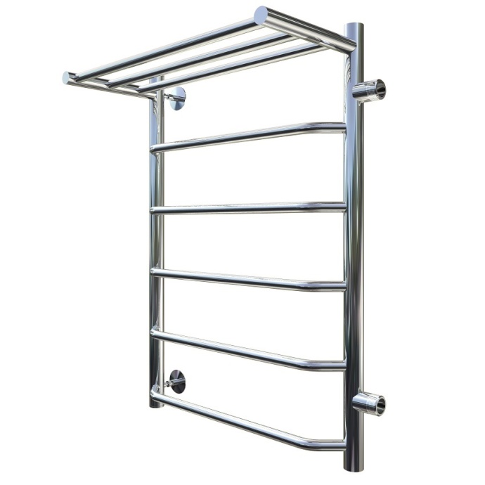 Полотенцесушитель водяной Тругор ЛЦ Браво ПМ 1 П L 50x80x50, с полкой Браво1/ПМ508050 П лев - 0