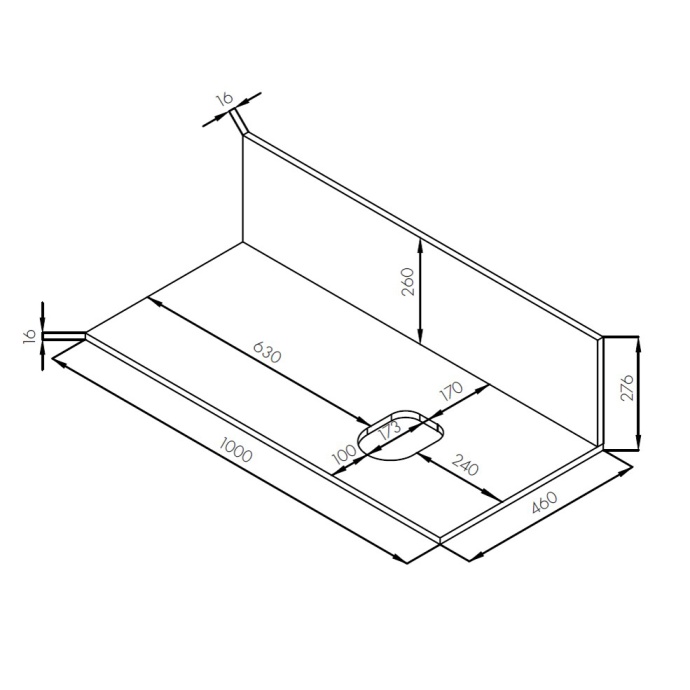 Тумба с раковиной Mila 50 и столешницей Aquaton Мишель 100 голубой-светлое дерево 1A2569K3MIDR0 - 6