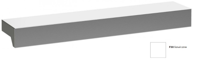 EB1579-F30 ручки для пенала VIVIENNE 2 штуки /10/ (сатиновый лак, белый) - 2