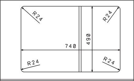 Мойка кухонная Florentina Таис 760 песочный 20.260.B0760.107 - 2