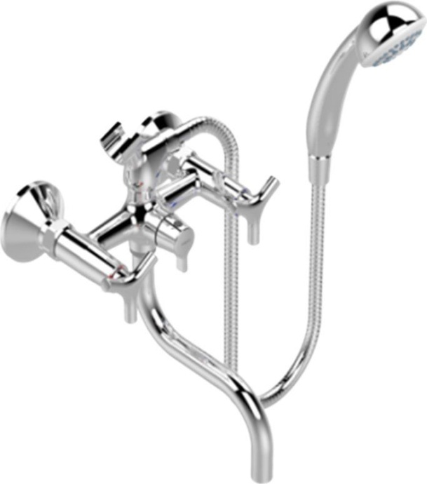 Смеситель для ванны Vidima Trinity хром  BA260AA - 0