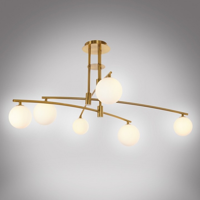 Люстра на штанге MyFar Stacy MR1012-6C - 2