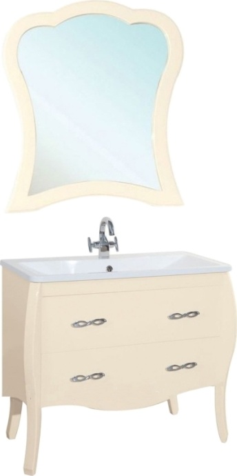 Зеркало Bellezza Грация 90 бежевое 4618015000074 - 1