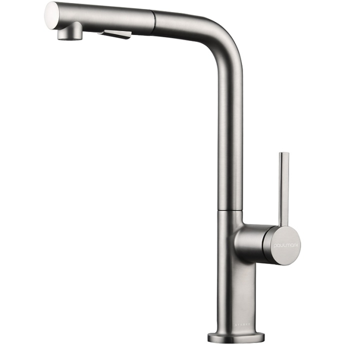 Смеситель для кухни Paulmark Neo сталь Ne214419-Ni - 0
