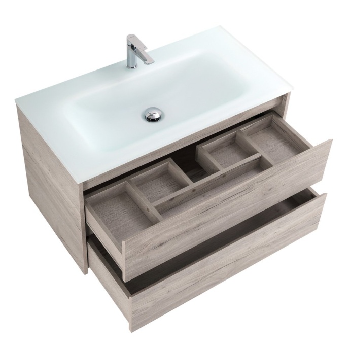 Комплект мебели BelBagno Kraft 100 светлое дерево - 13