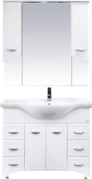 Мебель для ванной Misty Дрея 105 6 ящиков - 6