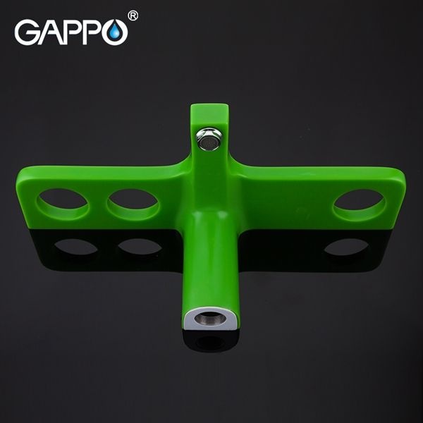 Смеситель для раковины Gappo зеленый G1096-9 - 2
