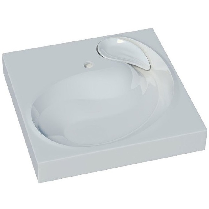 Раковина Stella Polar Бьянка 60 на стиральную машину белый SP-00000797 - 0