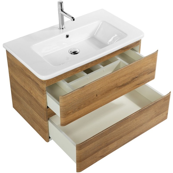 Тумба с раковиной BelBagno Albano 80 светлое дерево не - 2