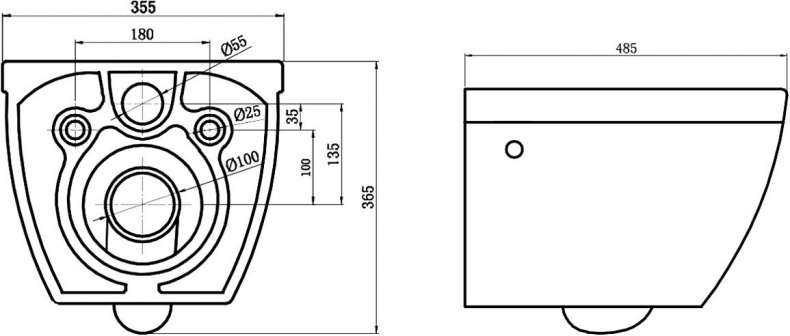Унитаз подвесной BelBagno Cento-r BB509CH с сиденьем микролифт BB2031SC - 6