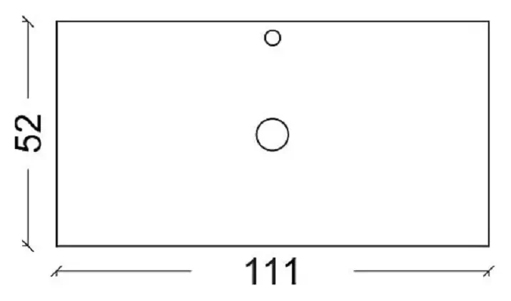 Столешница Armadi Art NeoArt Solid Glass Calacatta 110 белый 877-110 - 1