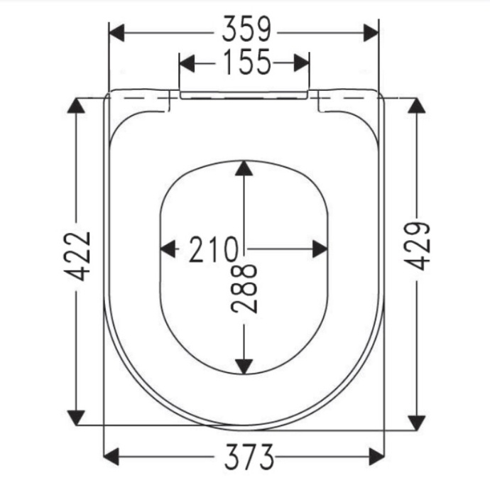 Сиденье для унитаза Villeroy&Boch Avento белое с системой микролифт 9M77C101 - 1