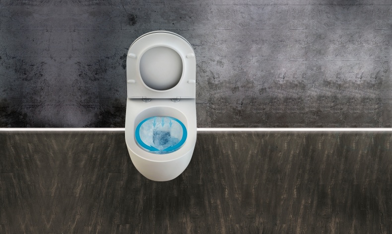 Чаша для унитаза подвесного Boheme Bianca белая глянцевая без сиденья 963-W - 1