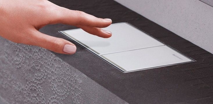 Кнопка смыва Geberit Omega 60 115.081.SI.1 белая - 2